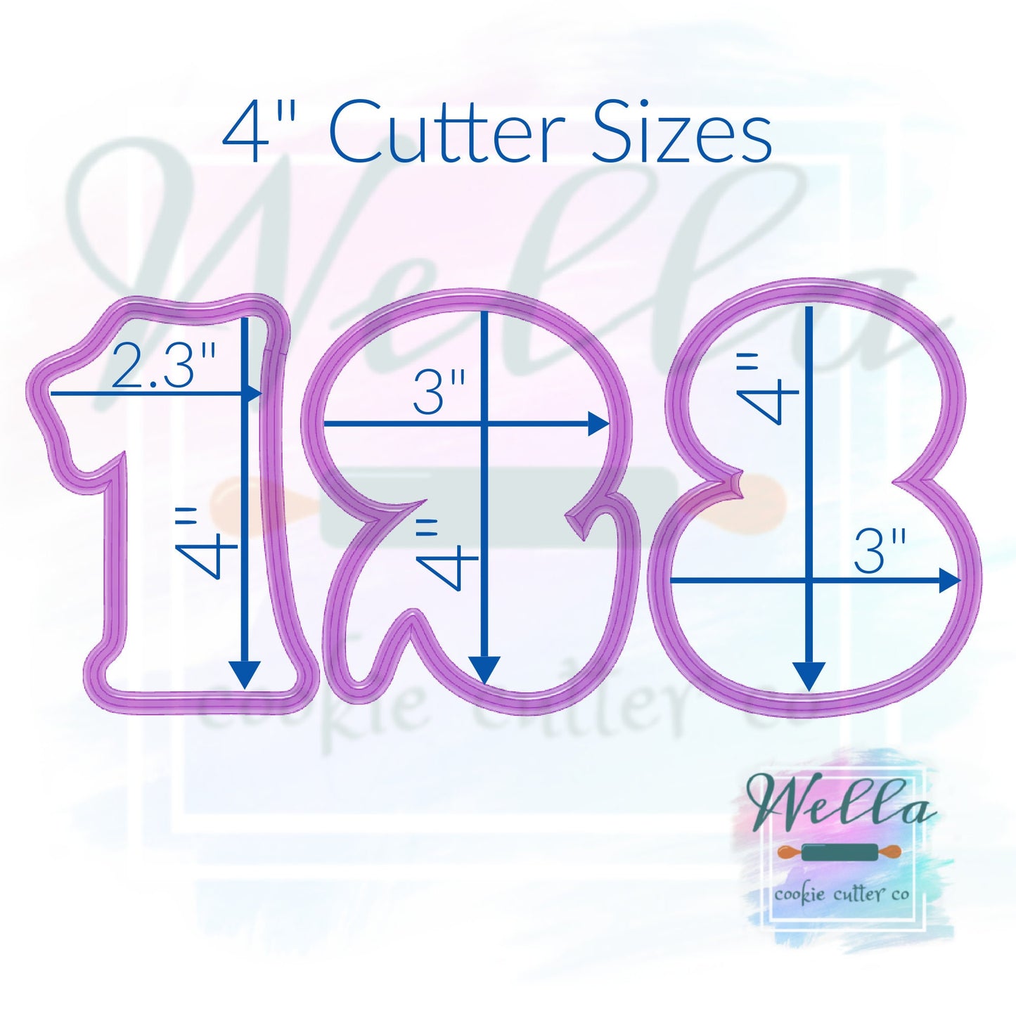 Funky Numbers Cookie Cutter Set