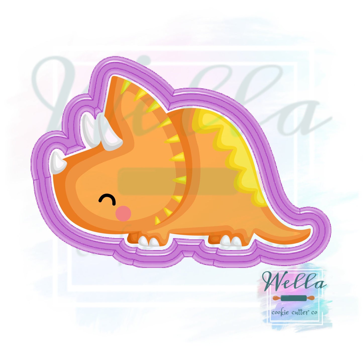 Dinosaur Set Cookie Cutters, T-Rex Cookie Cutter, Triceratops Cookie Cutter, Stegosaurus Cookie Cutter, Brontosaurus Cookie Cutter