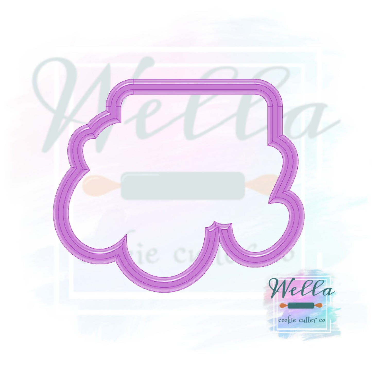 Happy Easter Cookie Cutter with Optional Stencil, Easter Cookie Cutter