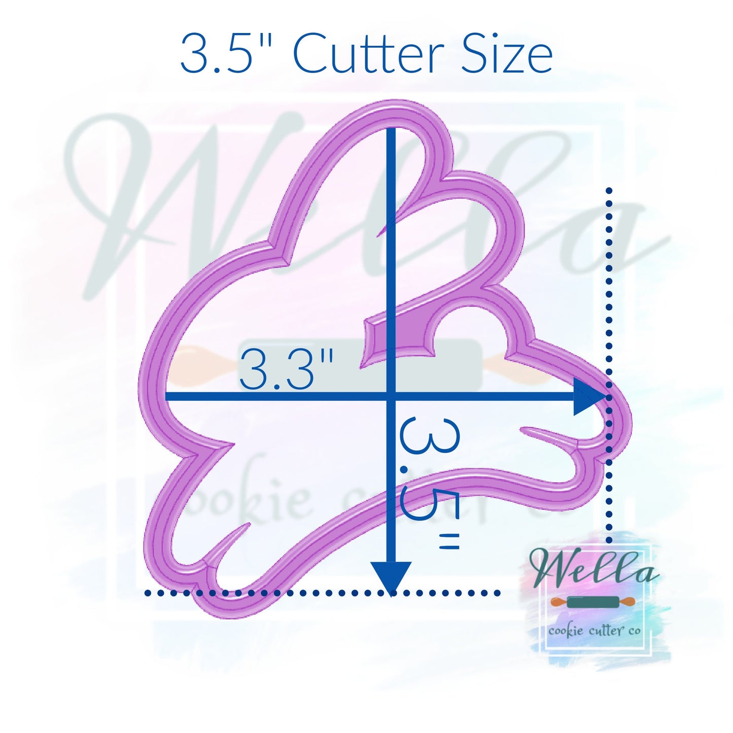 Hopping Bunny Cookie Cutter, Easter Cookie Cutter, Rabbit Cookie Cutter
