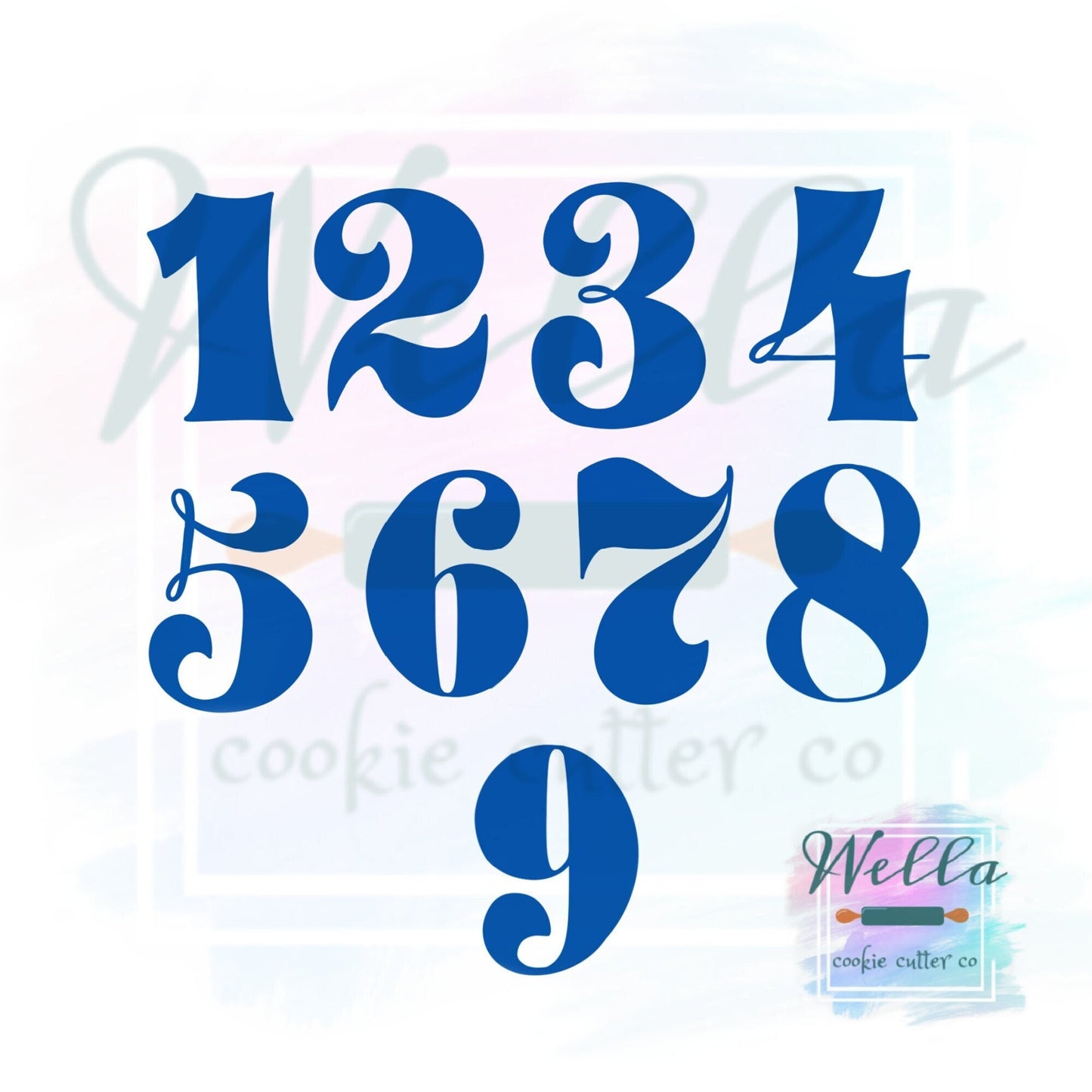 Funky Numbers Cookie Cutter Set
