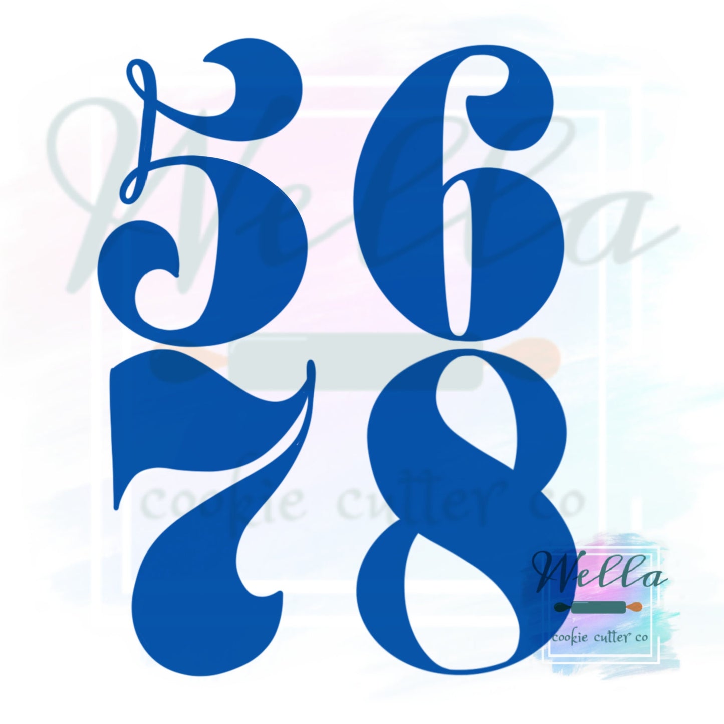 Funky Numbers Cookie Cutter Set
