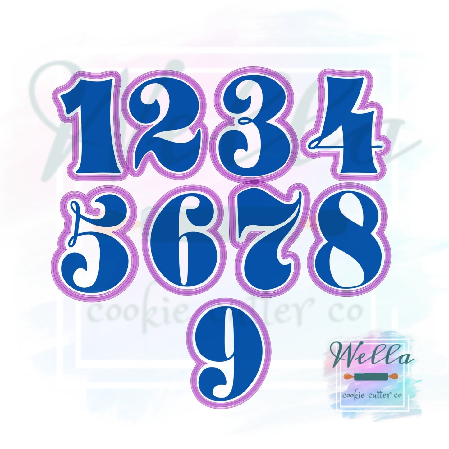 Funky Numbers Cookie Cutter Set