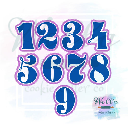 Funky Numbers Cookie Cutter Set