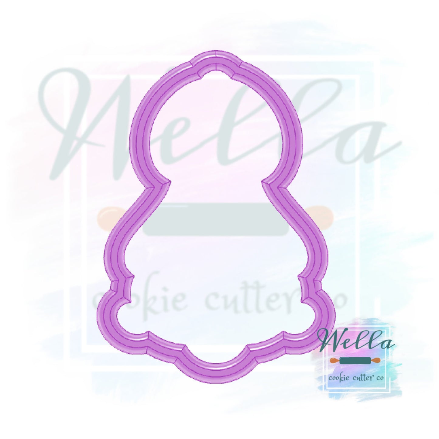 Bunny Looking Up Cookie Cutter, Star Gazing Bunny Cookie Cutter, Easter Cookie Cutter