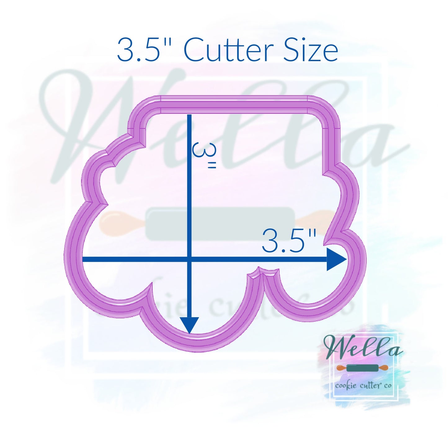 Happy Easter Cookie Cutter with Optional Stencil, Easter Cookie Cutter