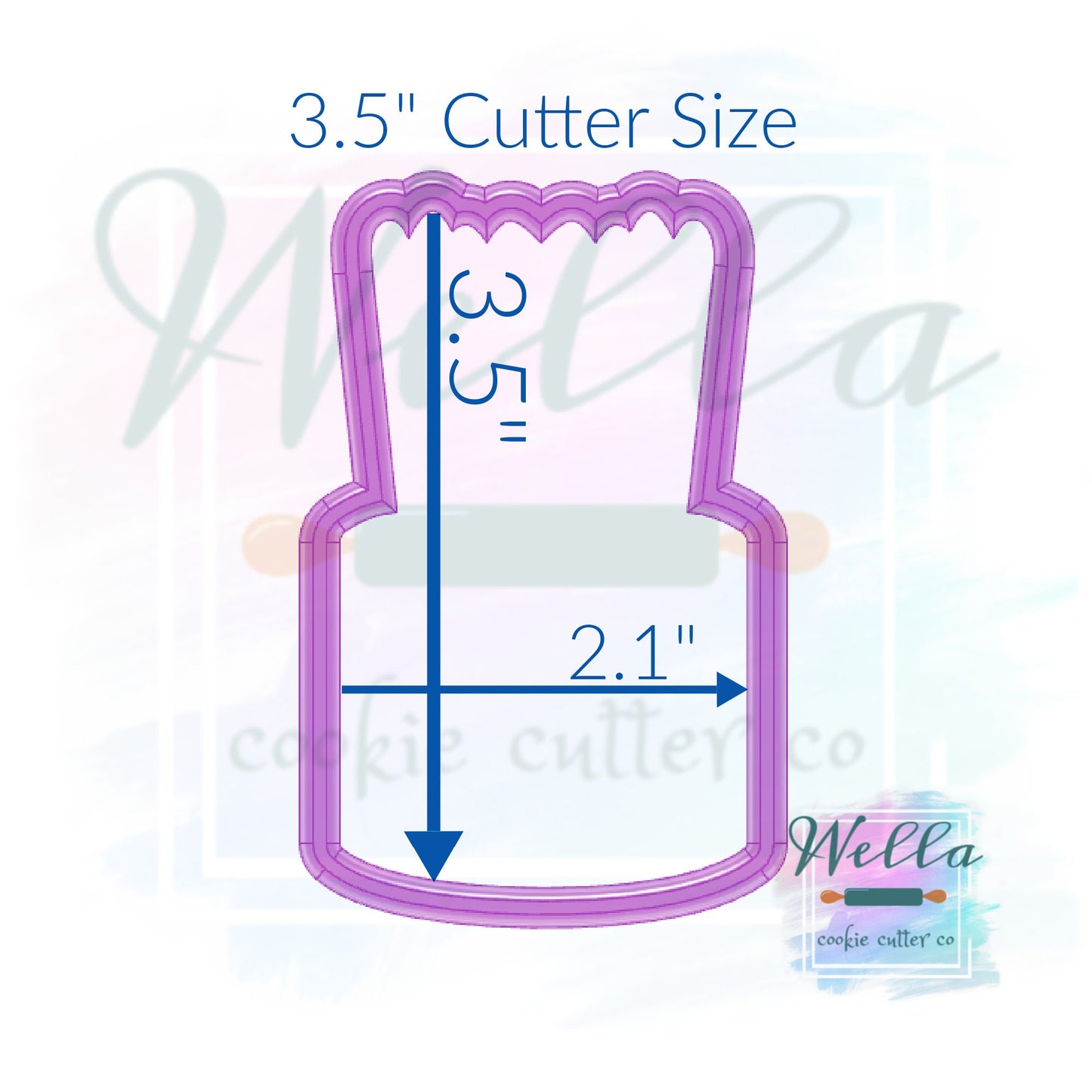 Birthday Cake with Candles Cookie Cutter