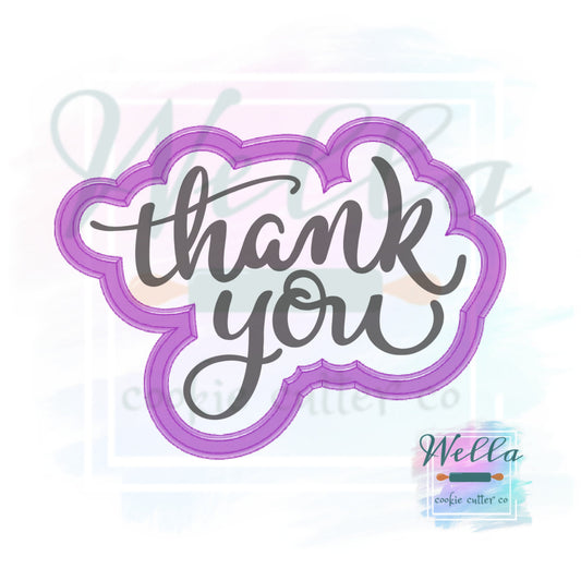 Thank You Cookie Cutter