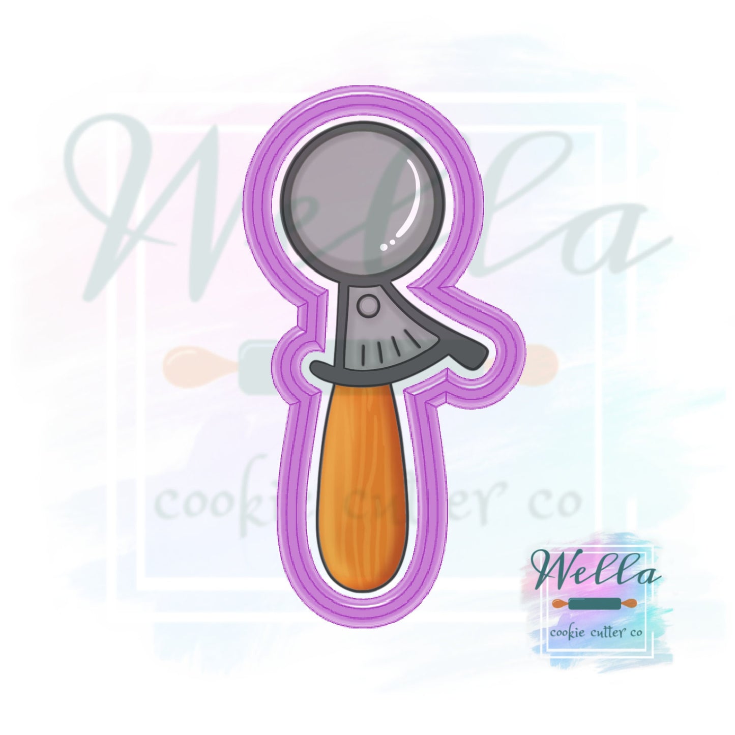 Ice Cream Scoop Cookie Cutter, Ice Cream Cookie Cutter