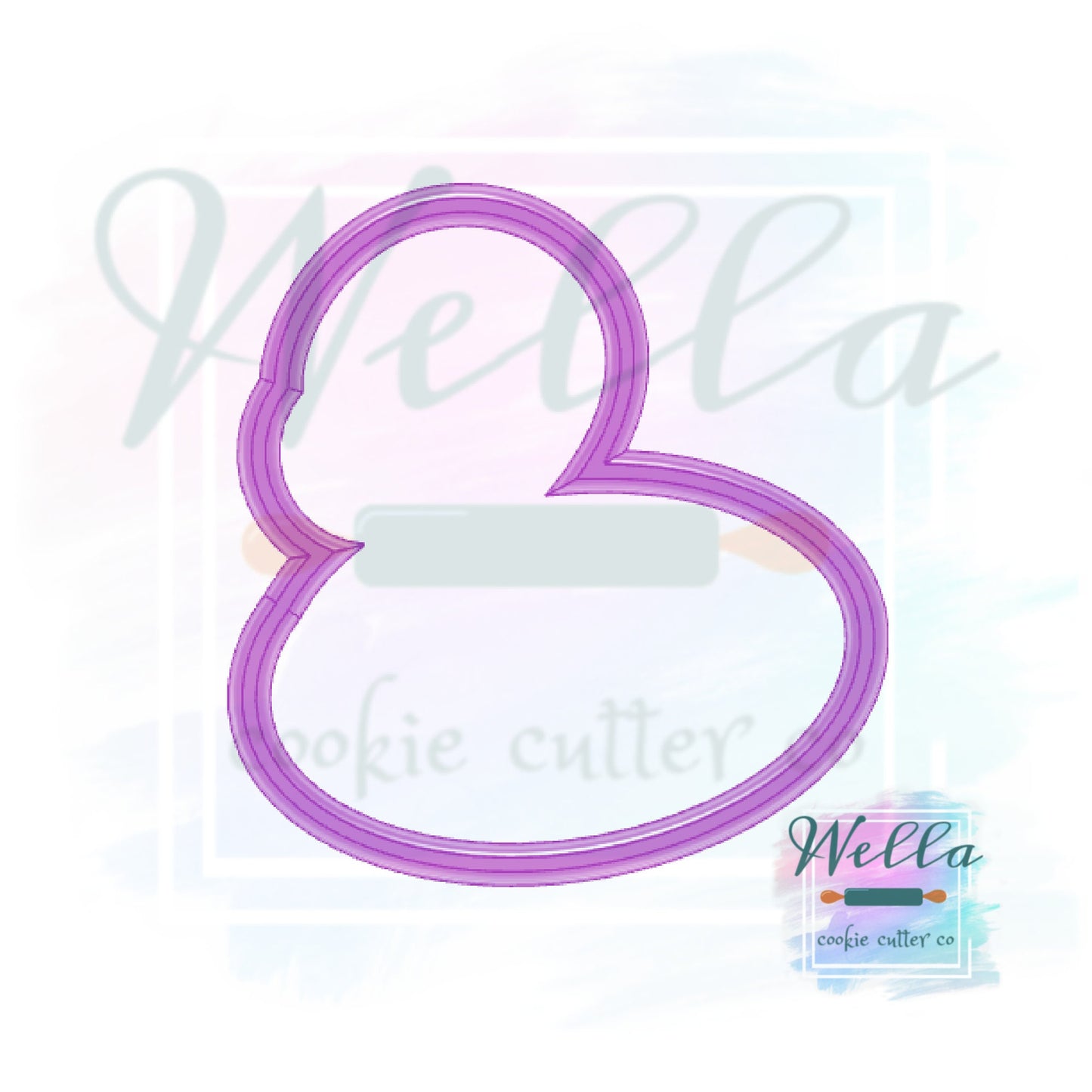 Flamingo Float Cookie Cutter with Optional Stencil
