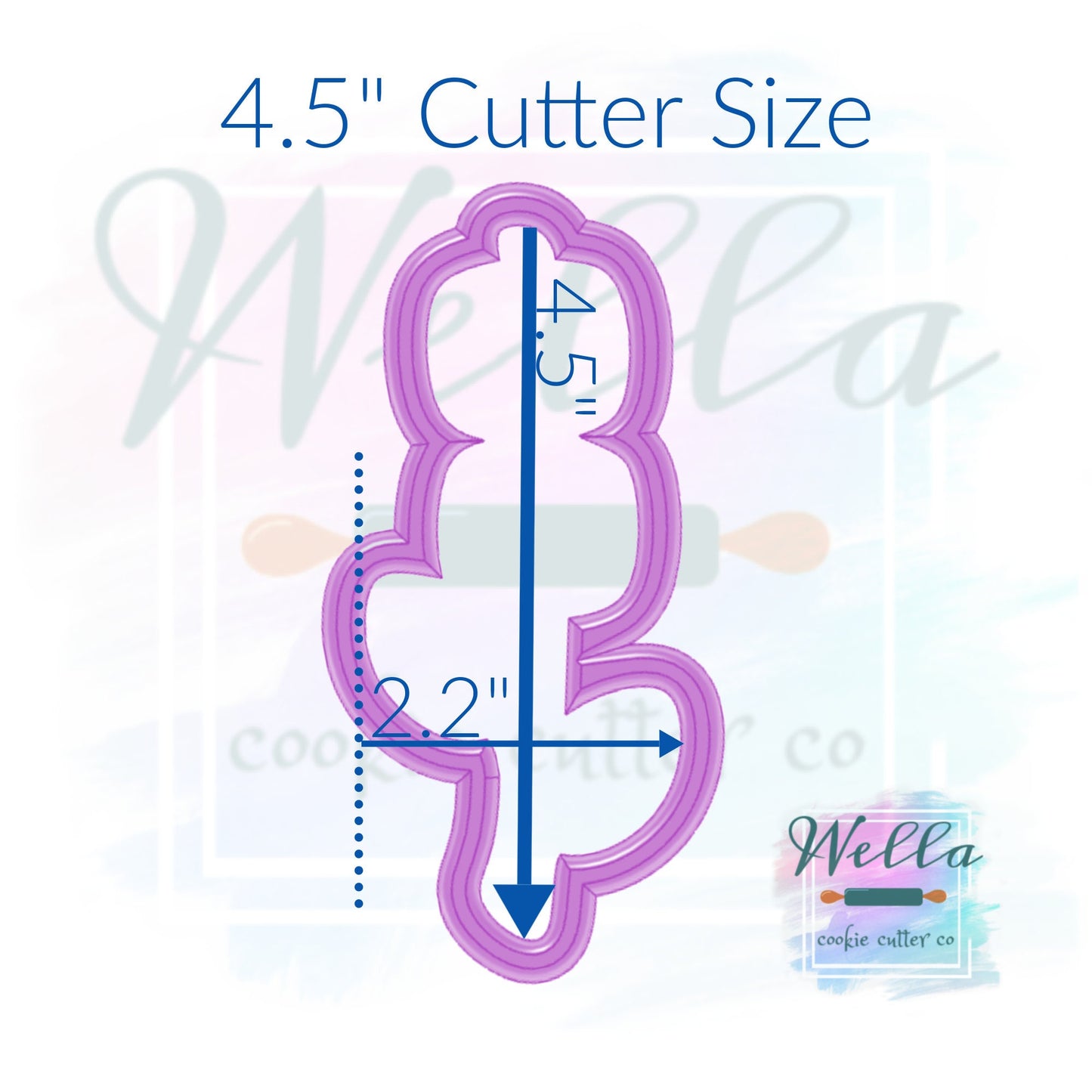 Marshmallows on Stick with Leaves Cookie Cutter, Camping Cookie Cutter