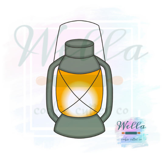 Camping Lantern Cookie Cutter, Camping Cookie Cutter