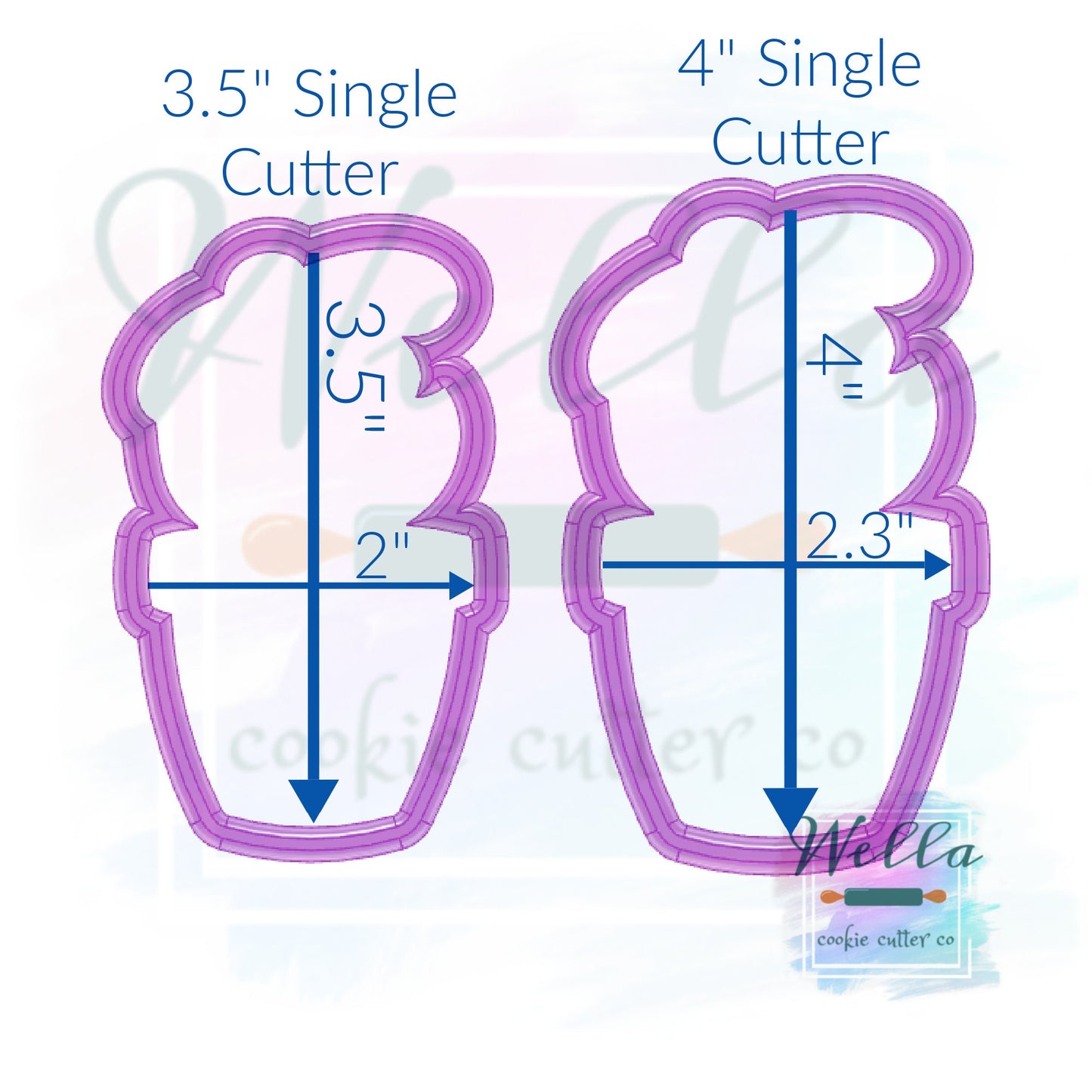 Flower In Pot Cookie Cutter - 2 Piece Set or Single Cookie Cutter, Daisy in Pot Cookie Cutter, Mother's Day Cookie Day