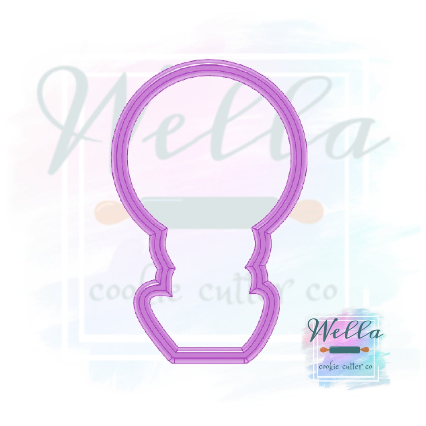 Golf Ball on Tee Cookie Cutter, Golf Cookie Cutter, Father's Day Cookie Cutter