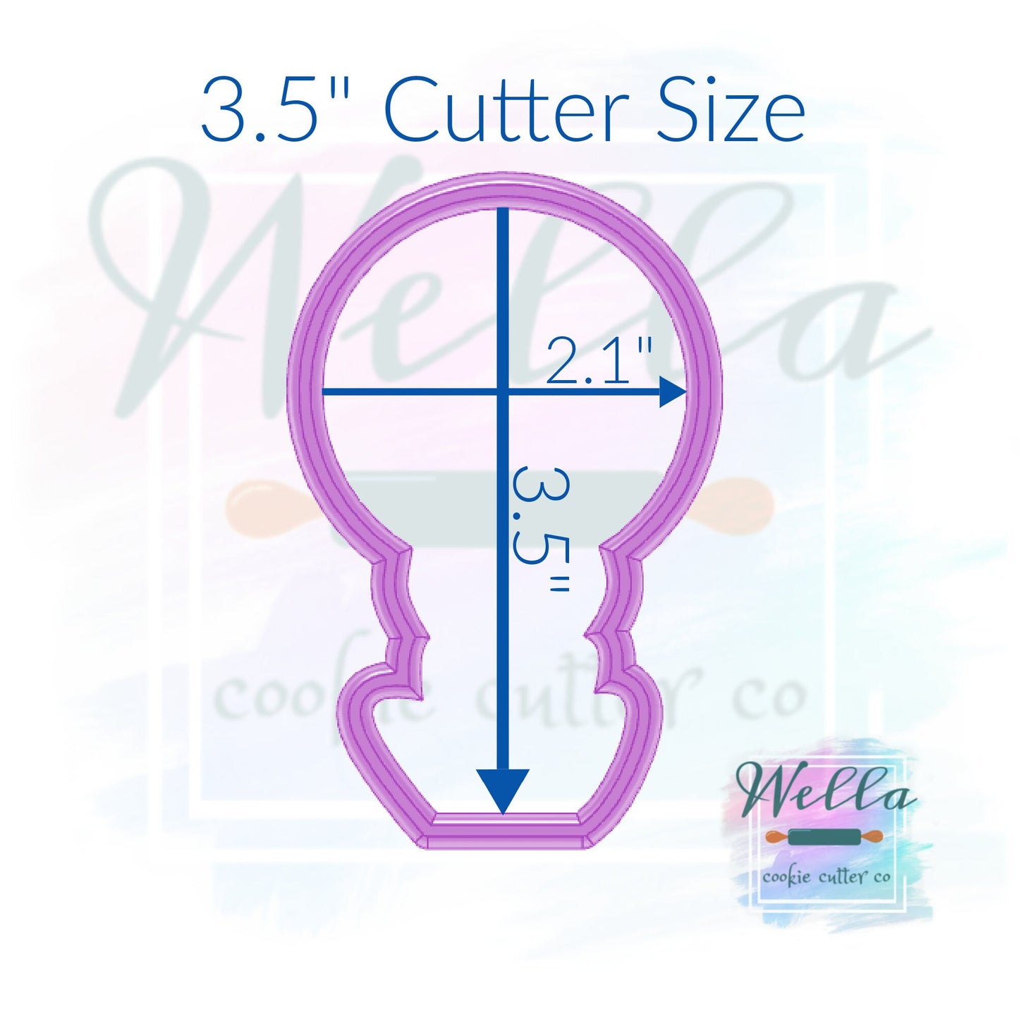 Golf Ball on Tee Cookie Cutter, Golf Cookie Cutter, Father's Day Cookie Cutter