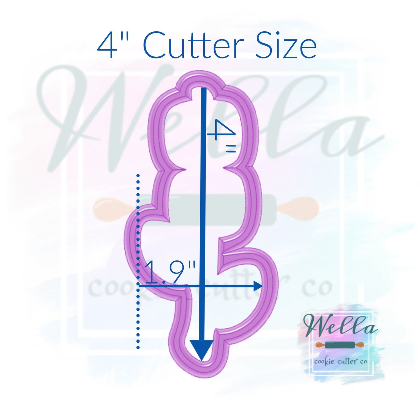 Marshmallows on Stick with Leaves Cookie Cutter, Camping Cookie Cutter