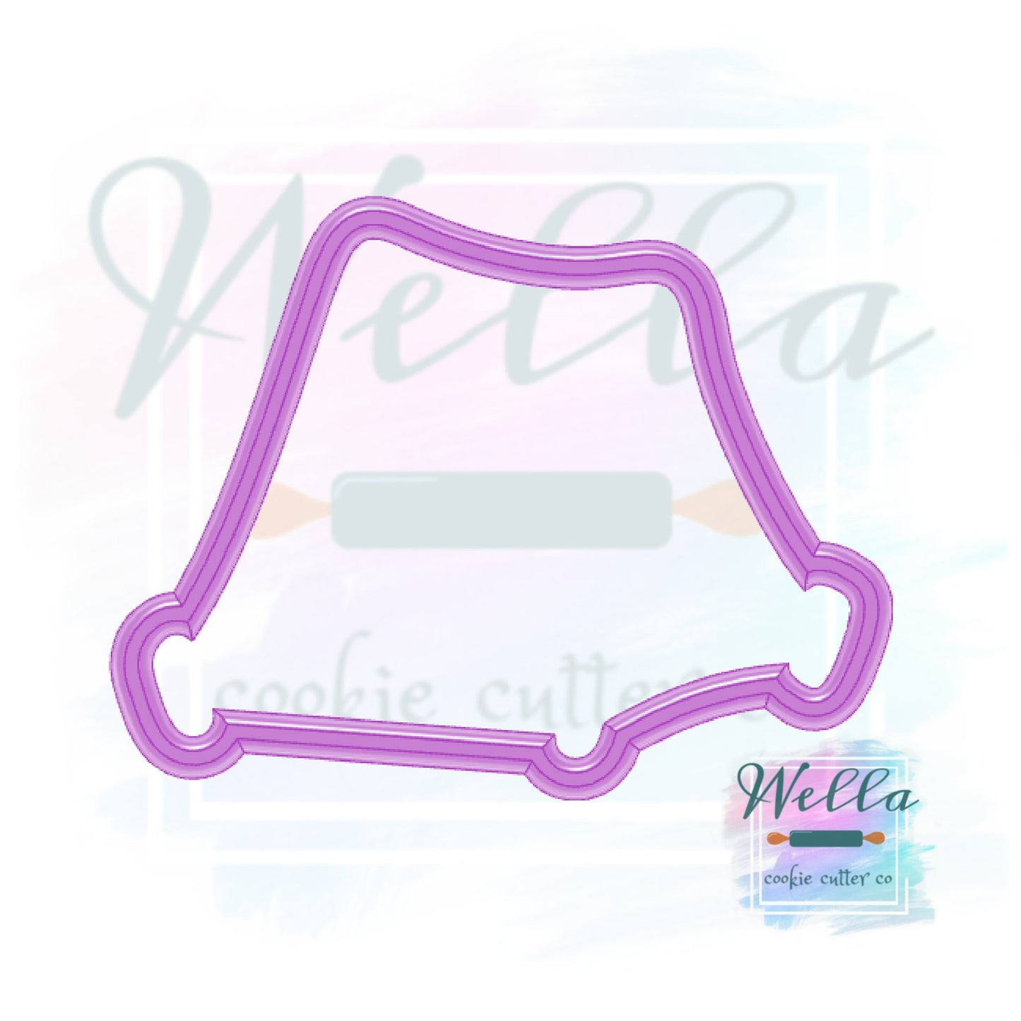 Tent with Lights Cookie Cutter, Camping Cookie Cutter