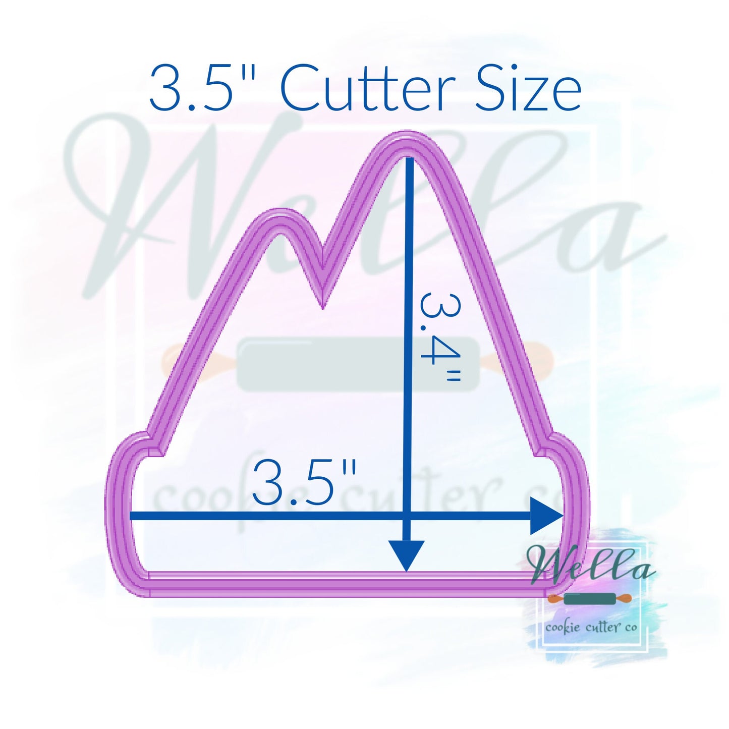 Mountain Plaque Cookie Cutter