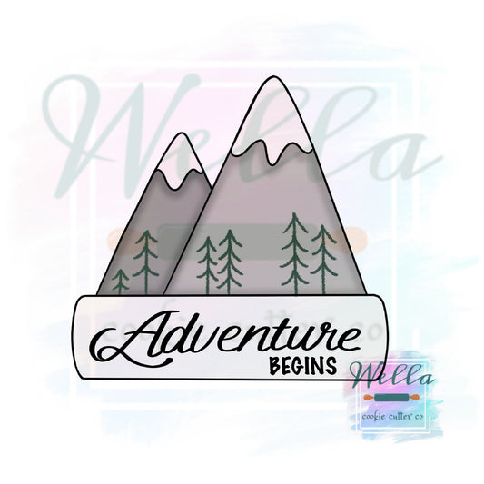 Mountain Plaque Cookie Cutter