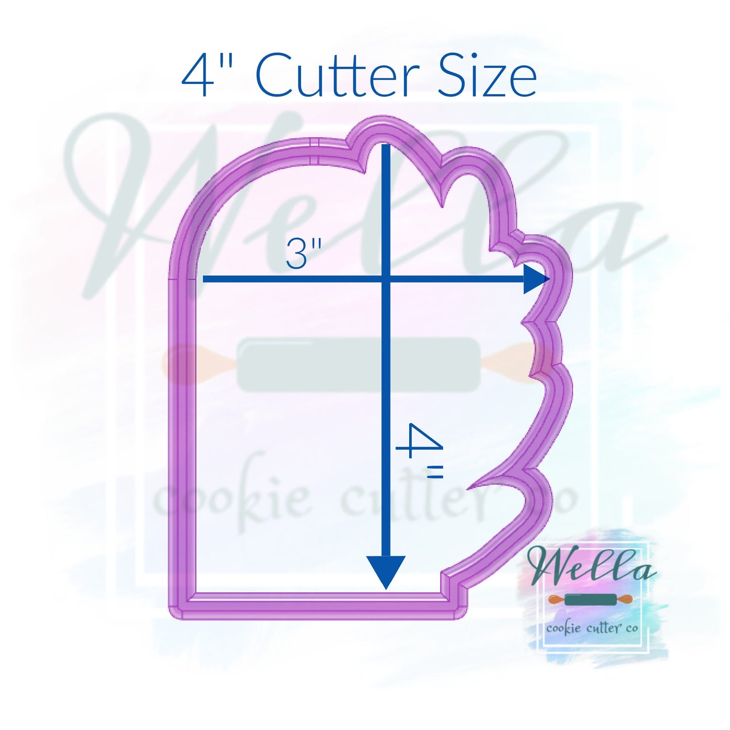 Tall Arch with Greenery Cookie Cutter