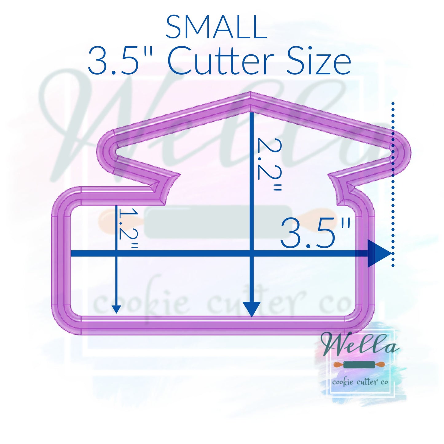 Graduation Name Plaque #2 Cookie Cutter