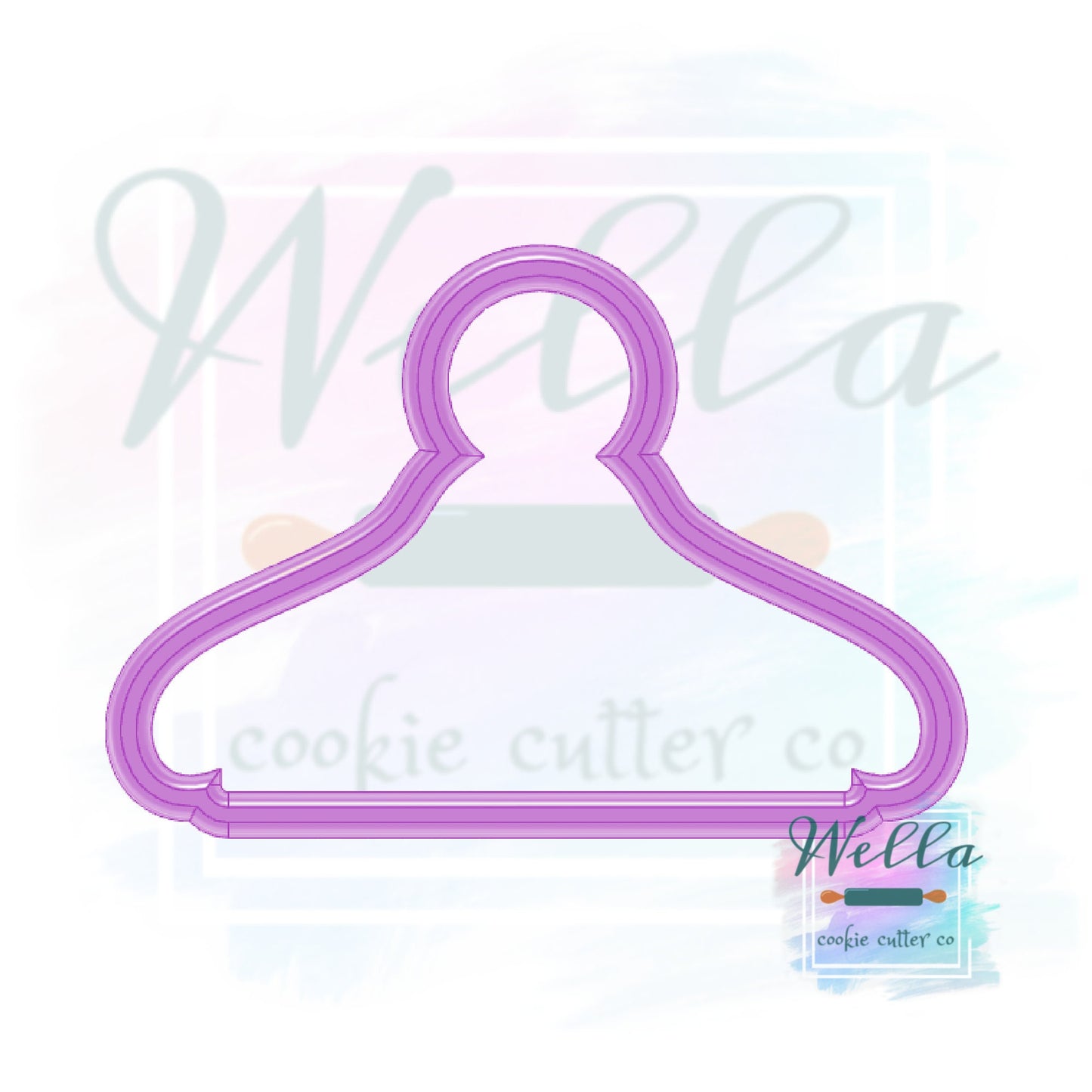 Mrs Bridal Hanger Cookie Cutter