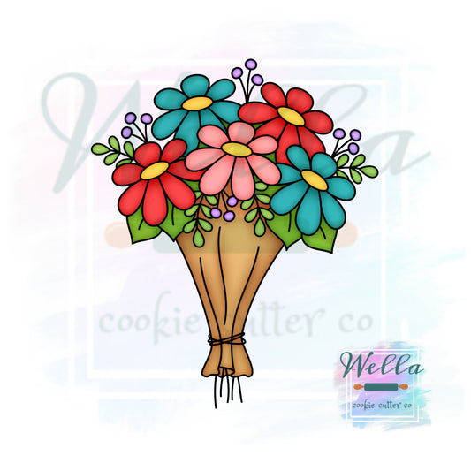 Bouquet of Flowers Cookie Cutter