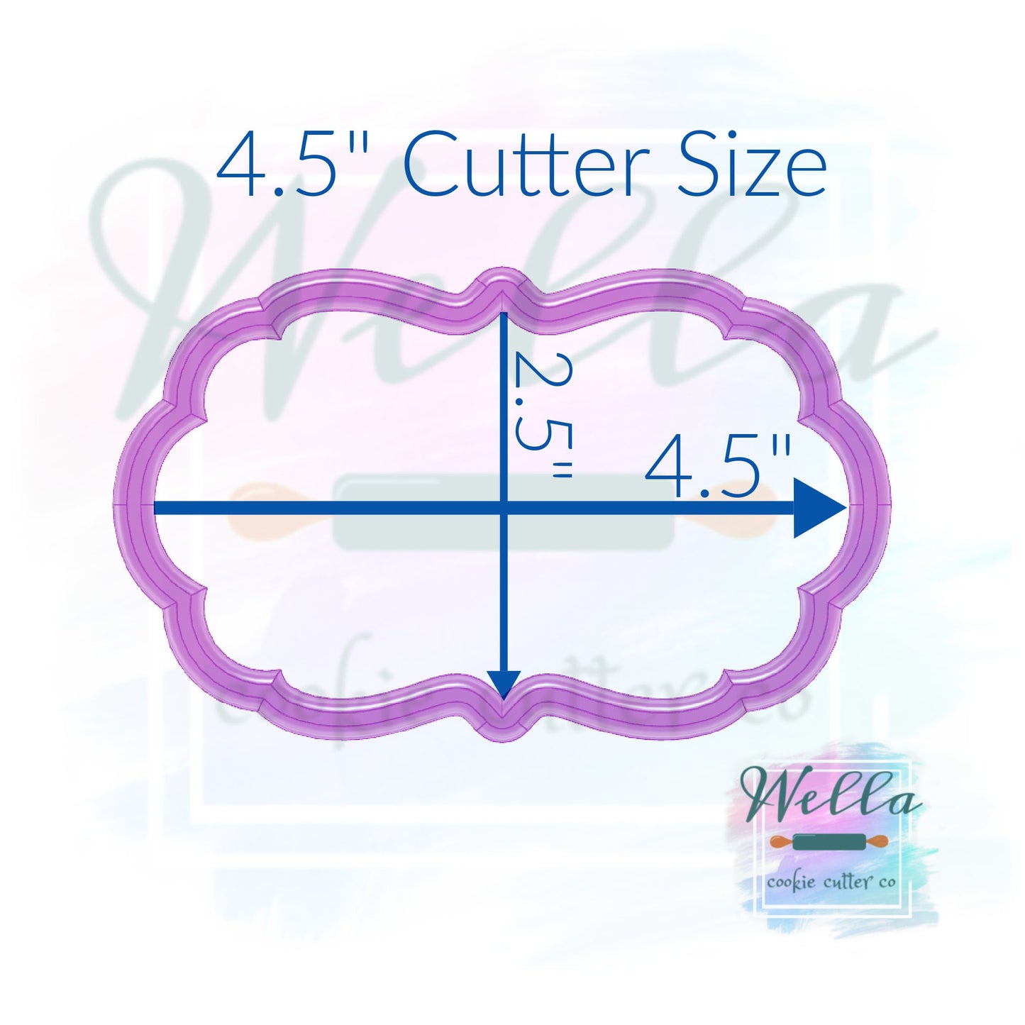 Plaque Olivia Cookie Cutter