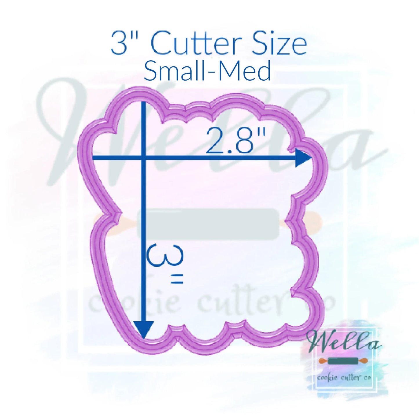 Miss to Mrs. Cookie Cutter with Optional Stencil, Bridal Shower Cookie Cutter, Bridal Cookie Cutter, Miss to Mrs Stencil