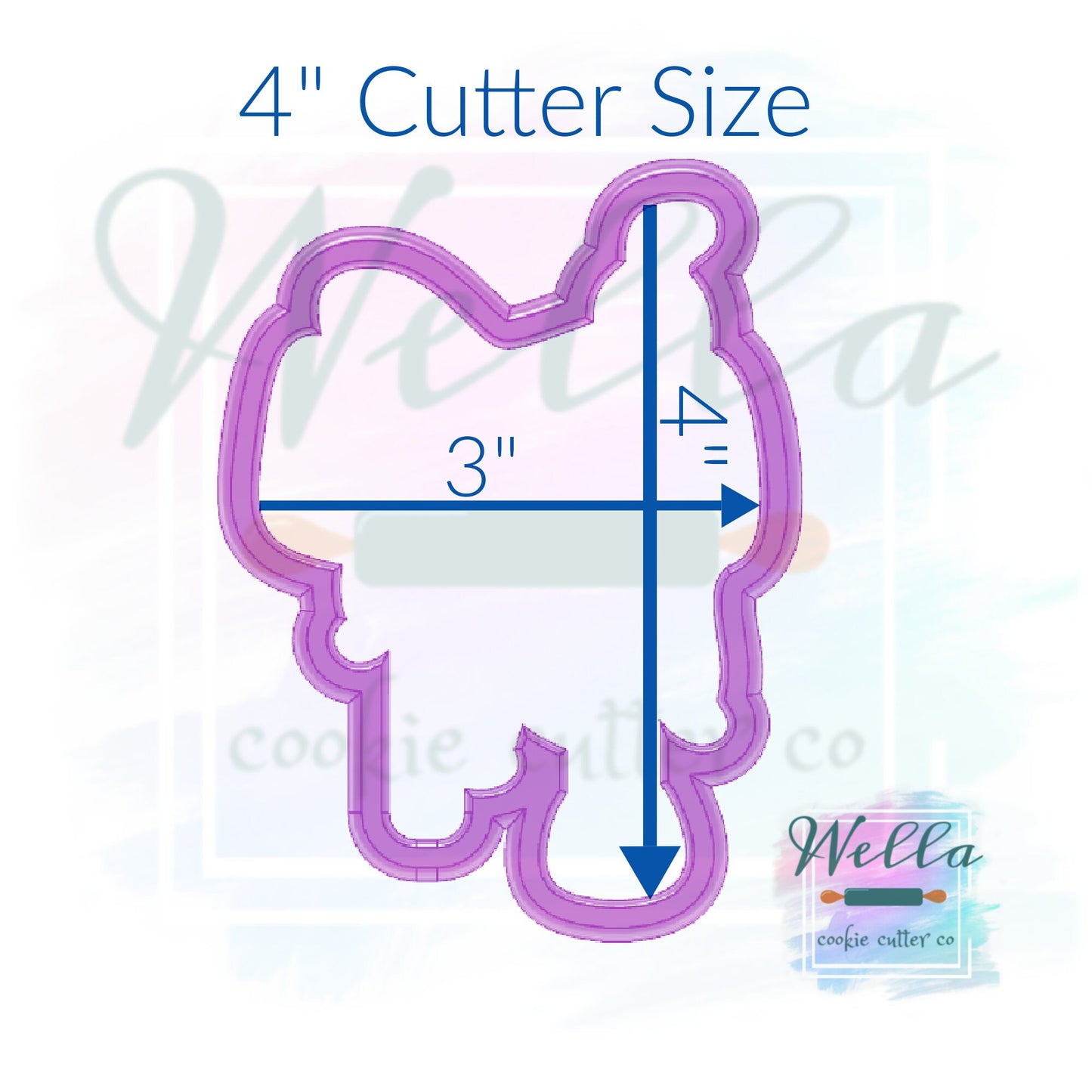 Western Saddle Cookie Cutter with Optional Stencil
