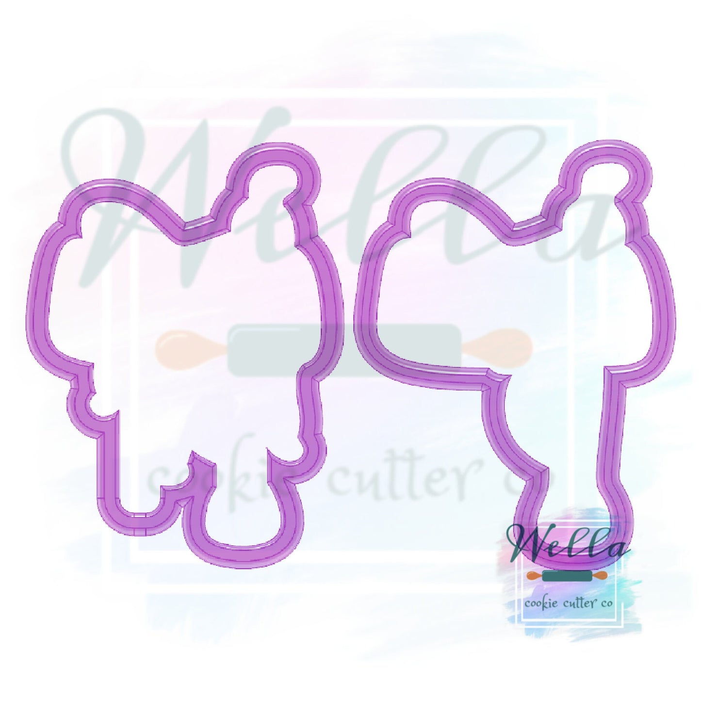 Western Saddle Cookie Cutter with Optional Stencil