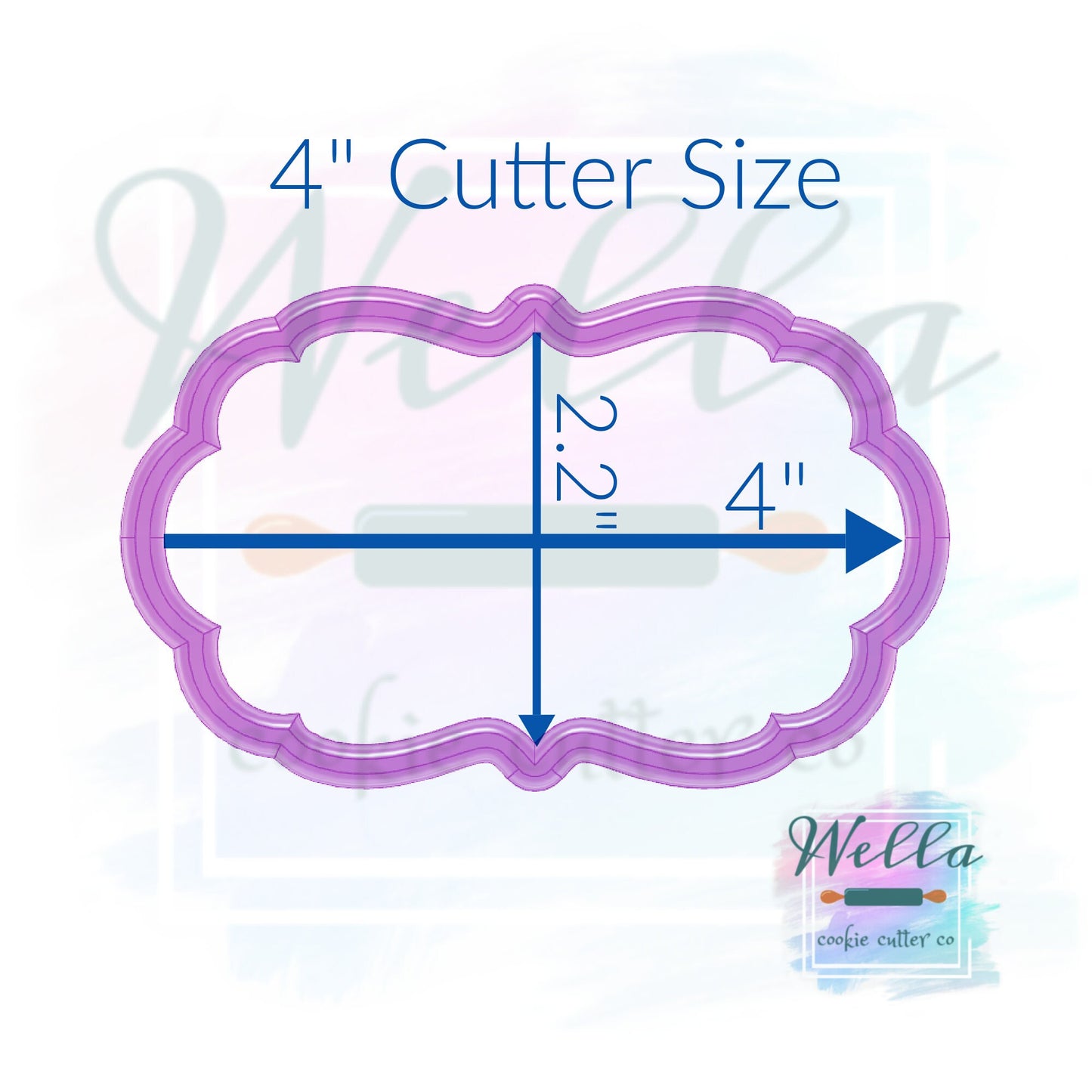 Plaque Olivia Cookie Cutter