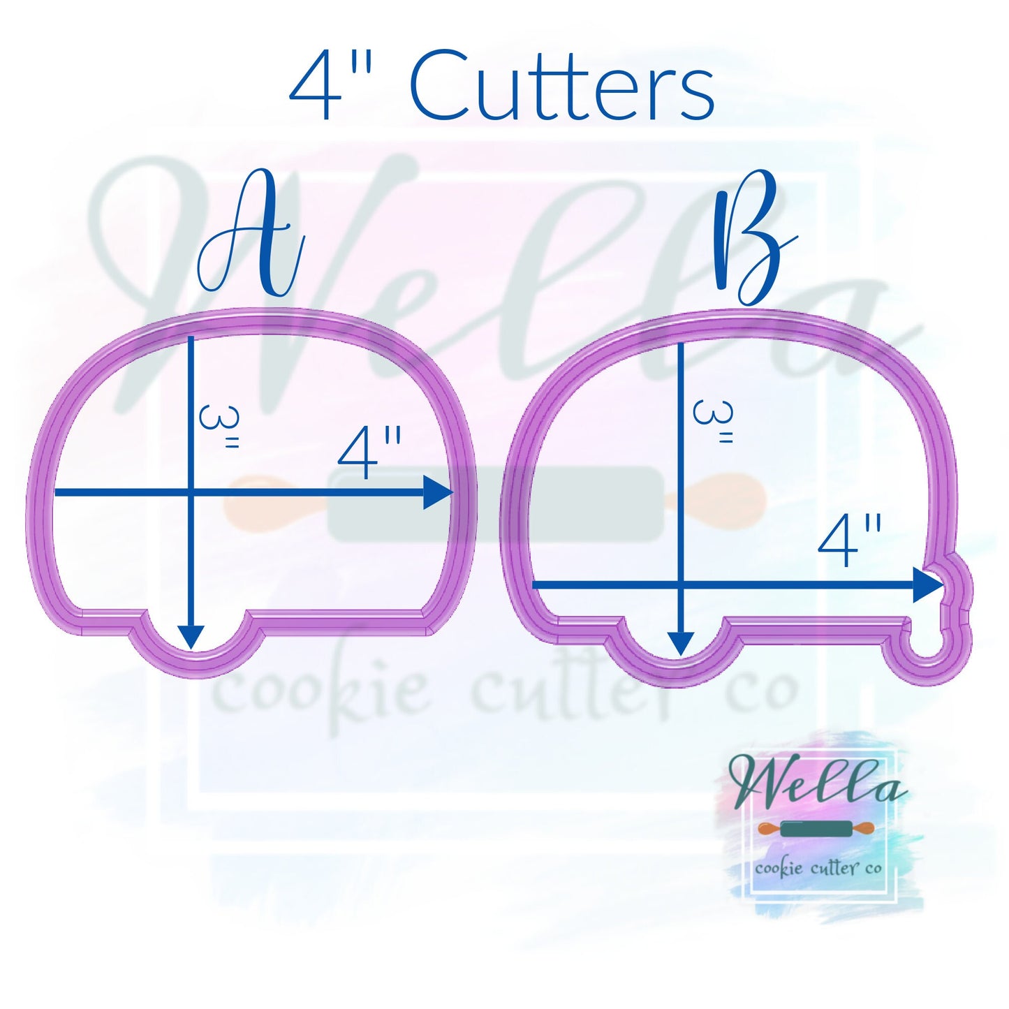 Cute Camper Cookie Cutter, Camping Cookie Cutter