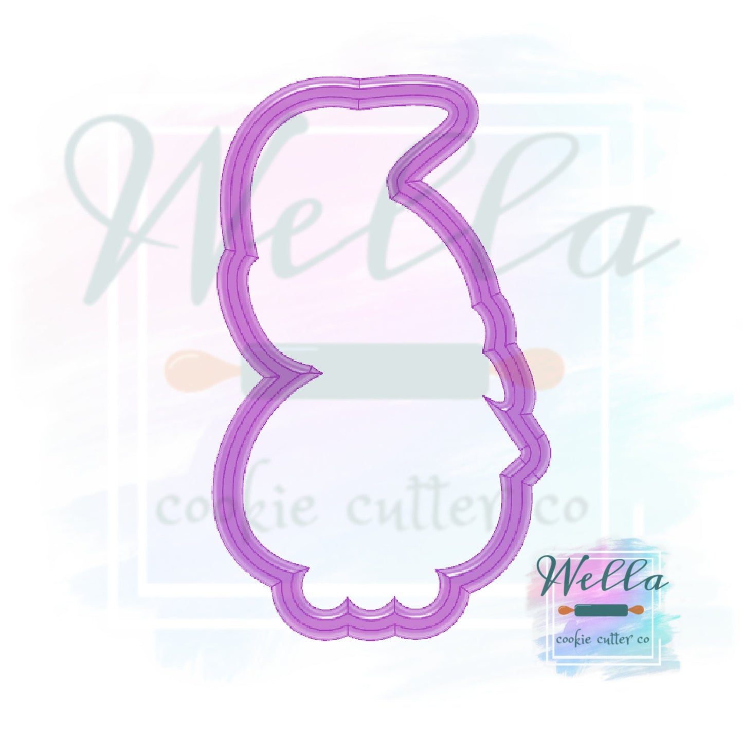 Crow Sitting on Skull Cookie Cutter with Optional Stencil