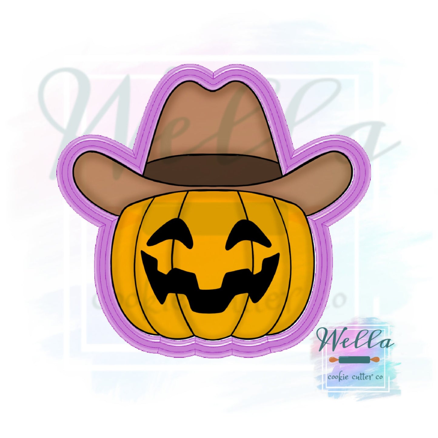 Cowboy Pumpkin Cookie Cutter
