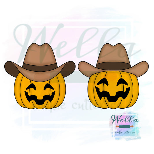 Cowboy Pumpkin Cookie Cutter