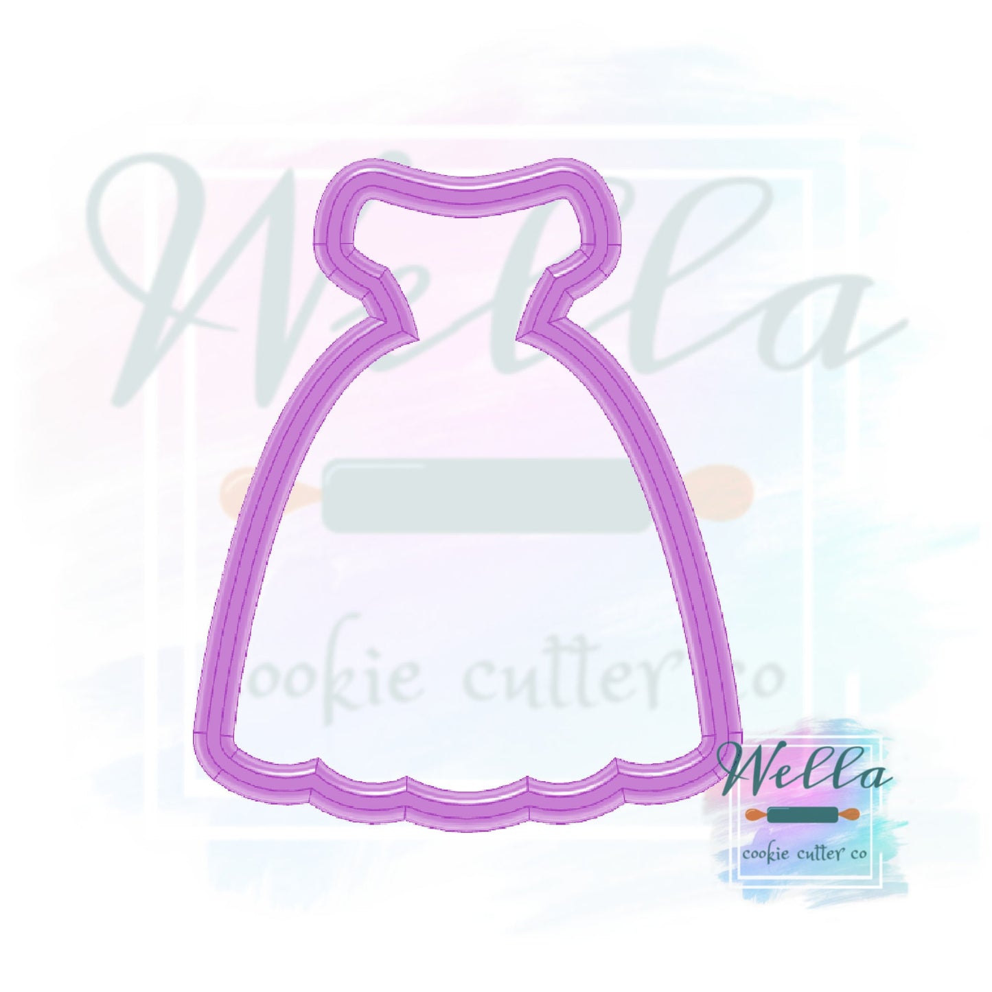 Princess Dress #1 Cookie Cutter