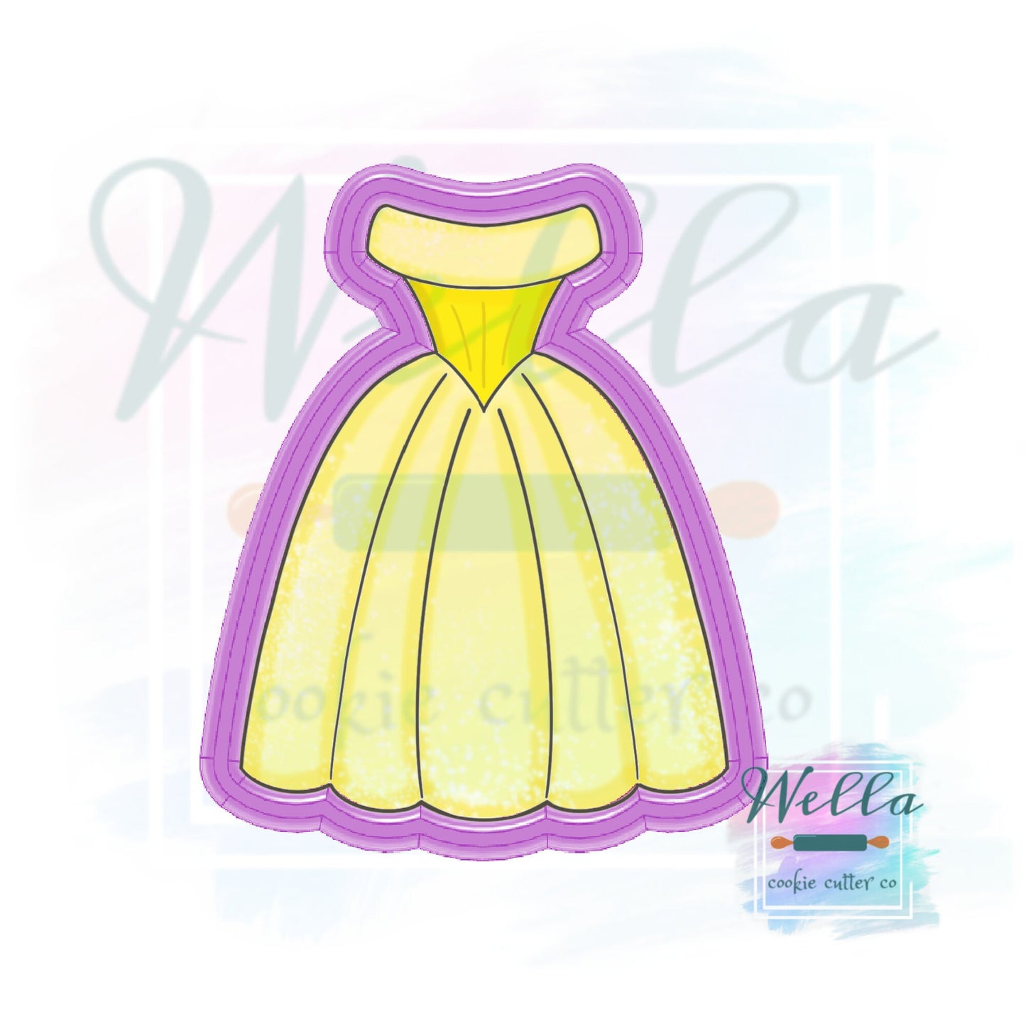 Princess Dress #1 Cookie Cutter
