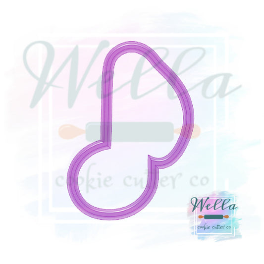 Music Note Cookie Cutter, Single Music Note Cookie Cutter, Eighth Note Cutter