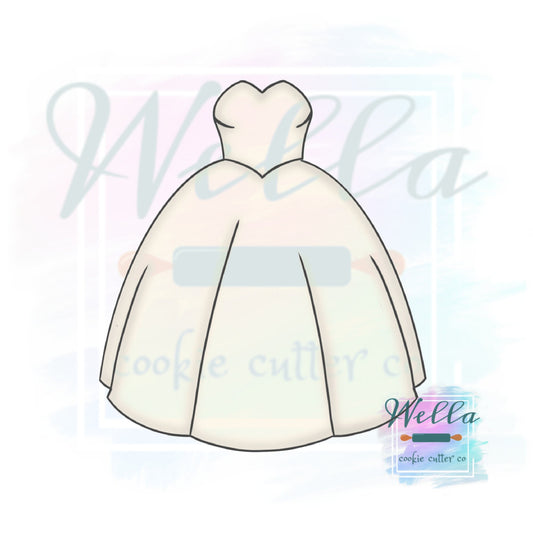 Ballgown Dress #1 Cookie Cutter