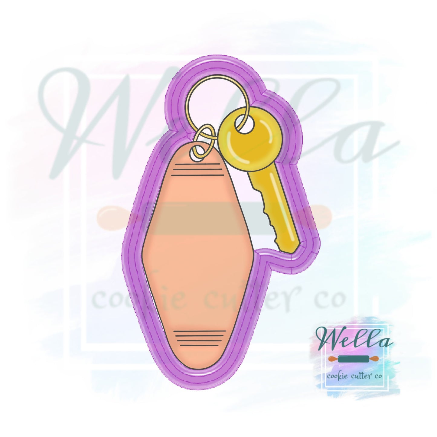 Vintage Keychain Cookie Cutter