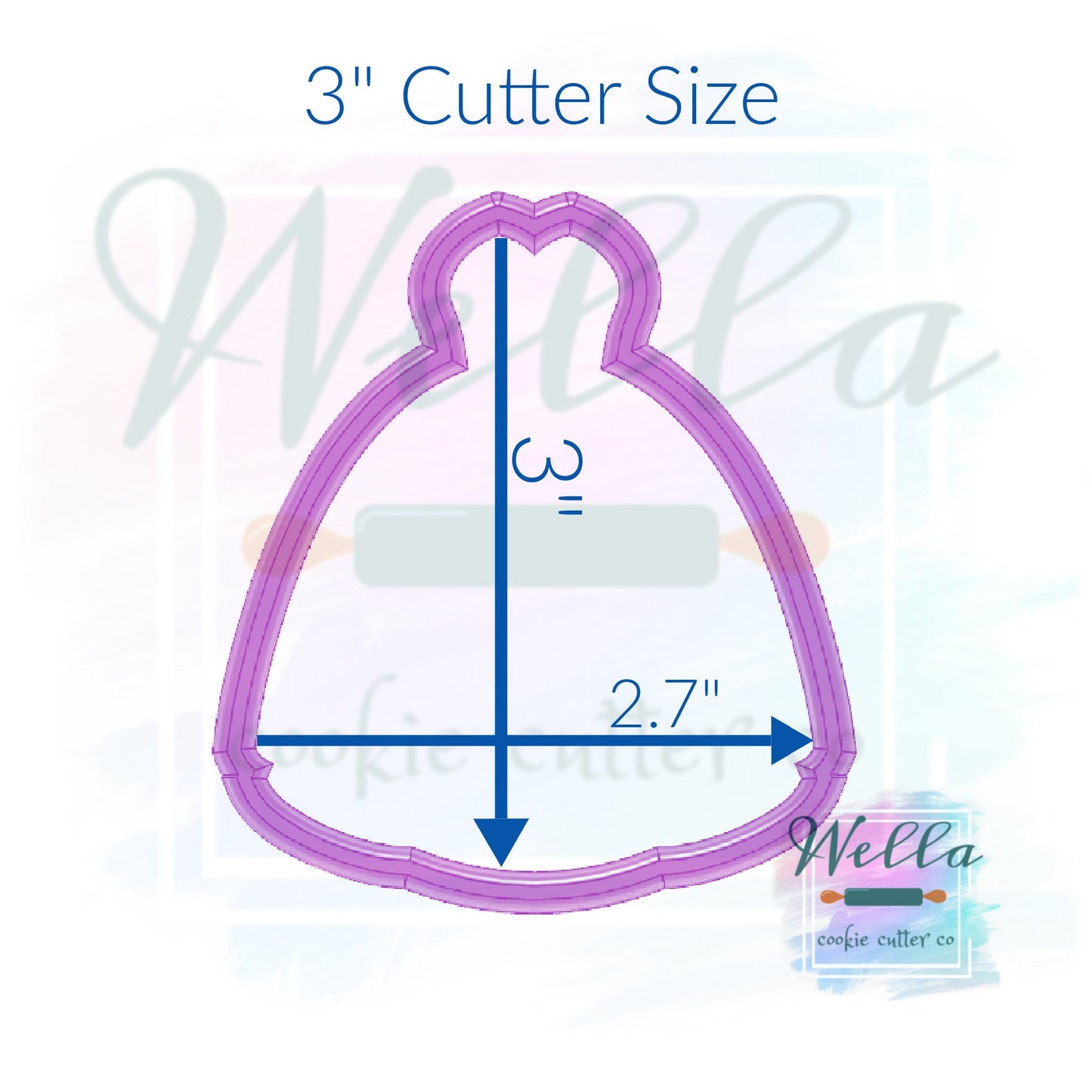 Ballgown Dress #1 Cookie Cutter