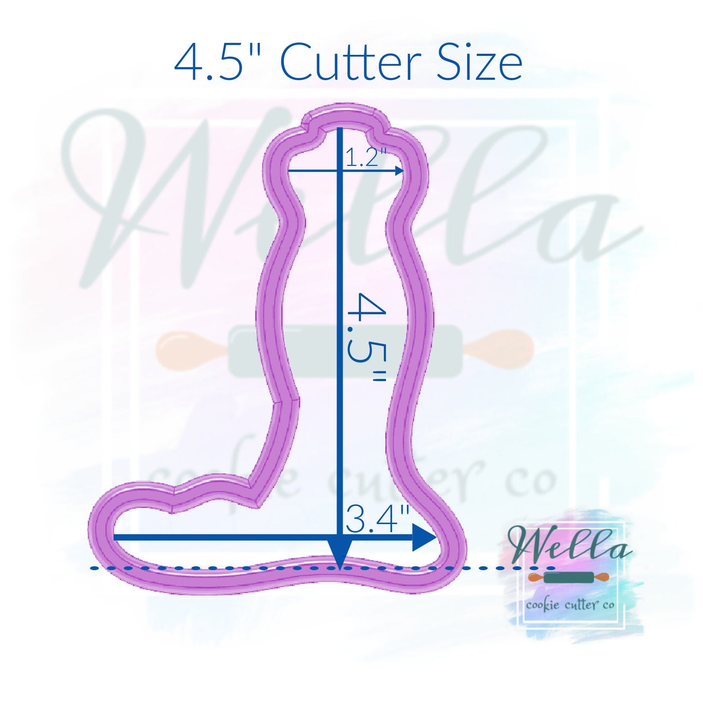 Wedding Dress #1 Cookie Cutter, Bridal Shower Cookie Cutter