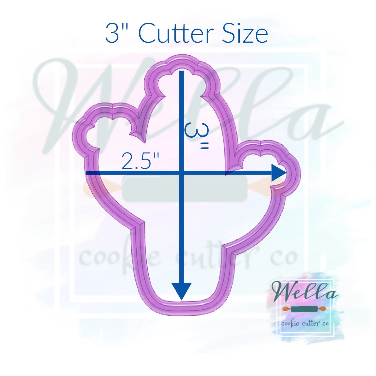 Cactus #2 Cookie Cutter