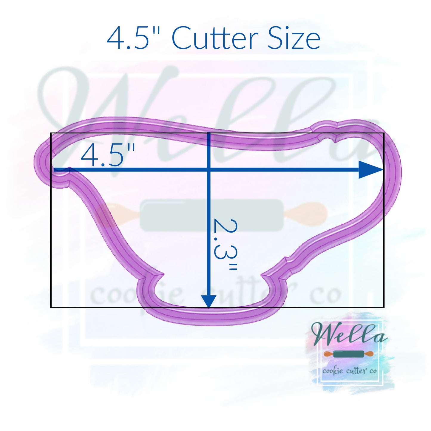 Gravy Boat Cookie Cutter, Thanksgiving Cookie Cutter
