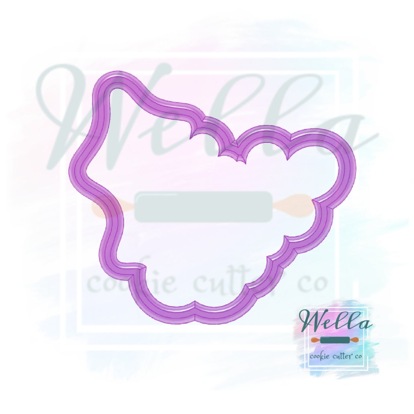 Holly Bunch Cookie Cutter, Christmas Cookie Cutter