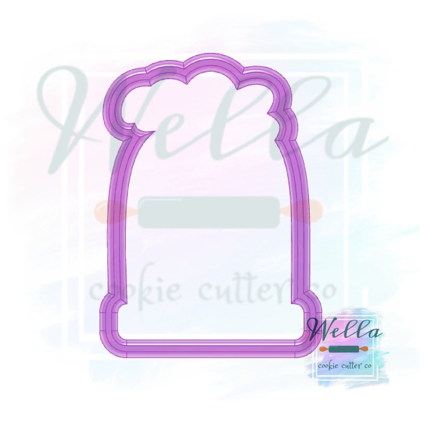 Snow Globe Cookie Cutter, Christmas Cloche Cookie Cutter