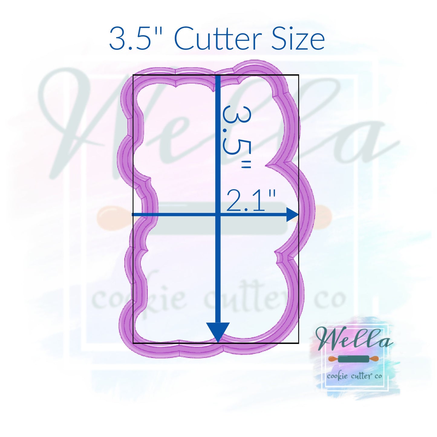 HO HO HO Cookie Cutter, Christmas Cookie Cutter