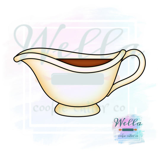 Gravy Boat Cookie Cutter, Thanksgiving Cookie Cutter