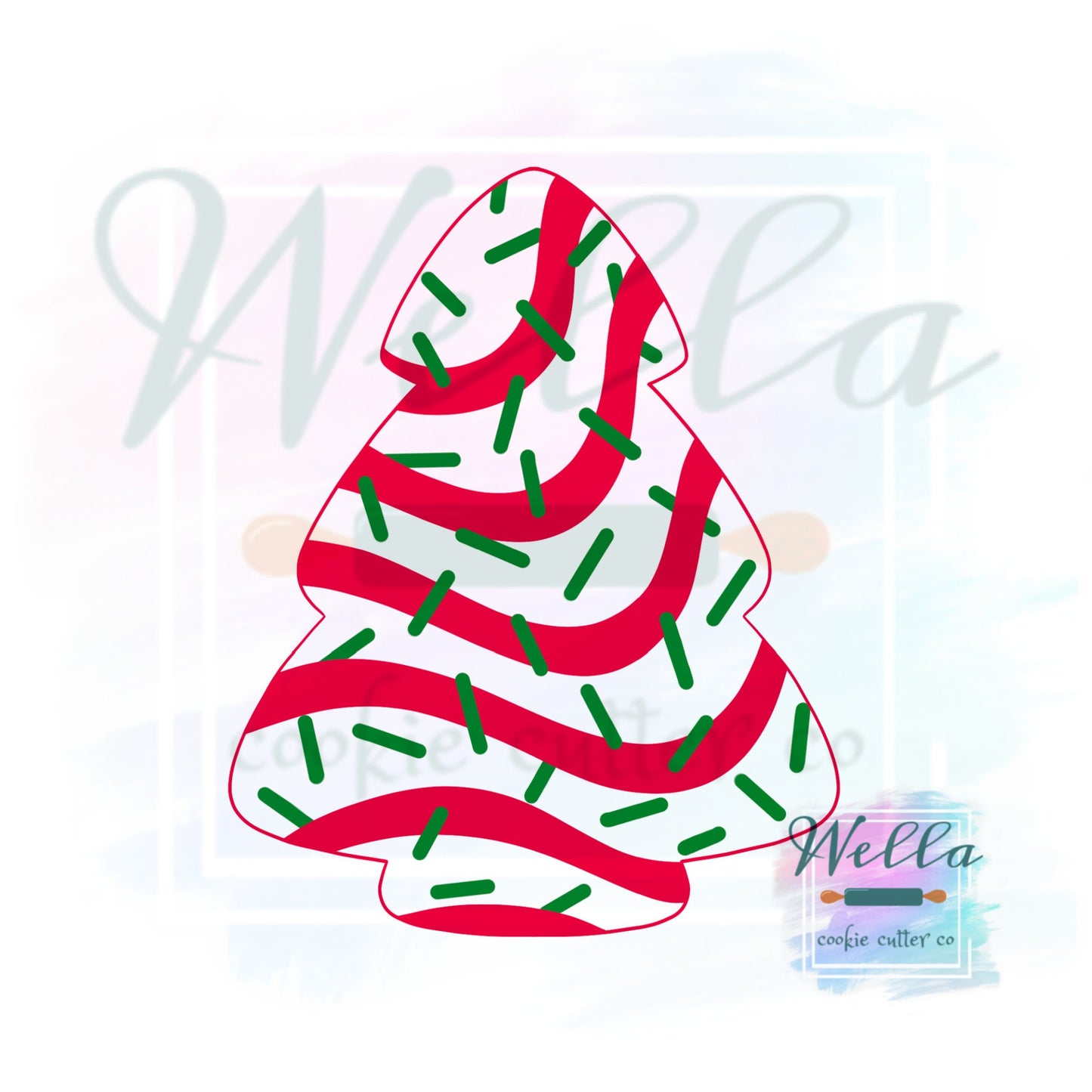 Christmas Tree Cake Cookie Cutter